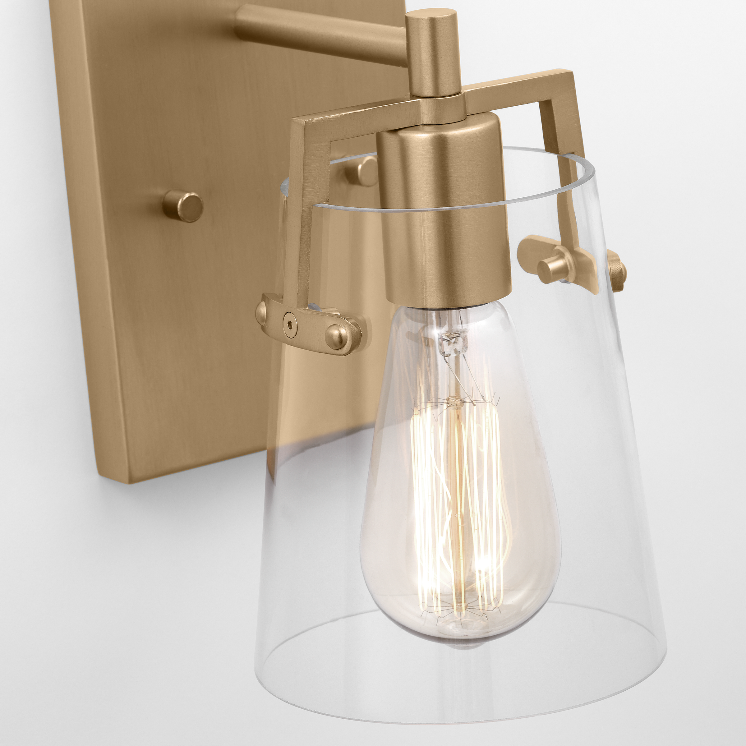 Crofton Small Sconce Satin Brass