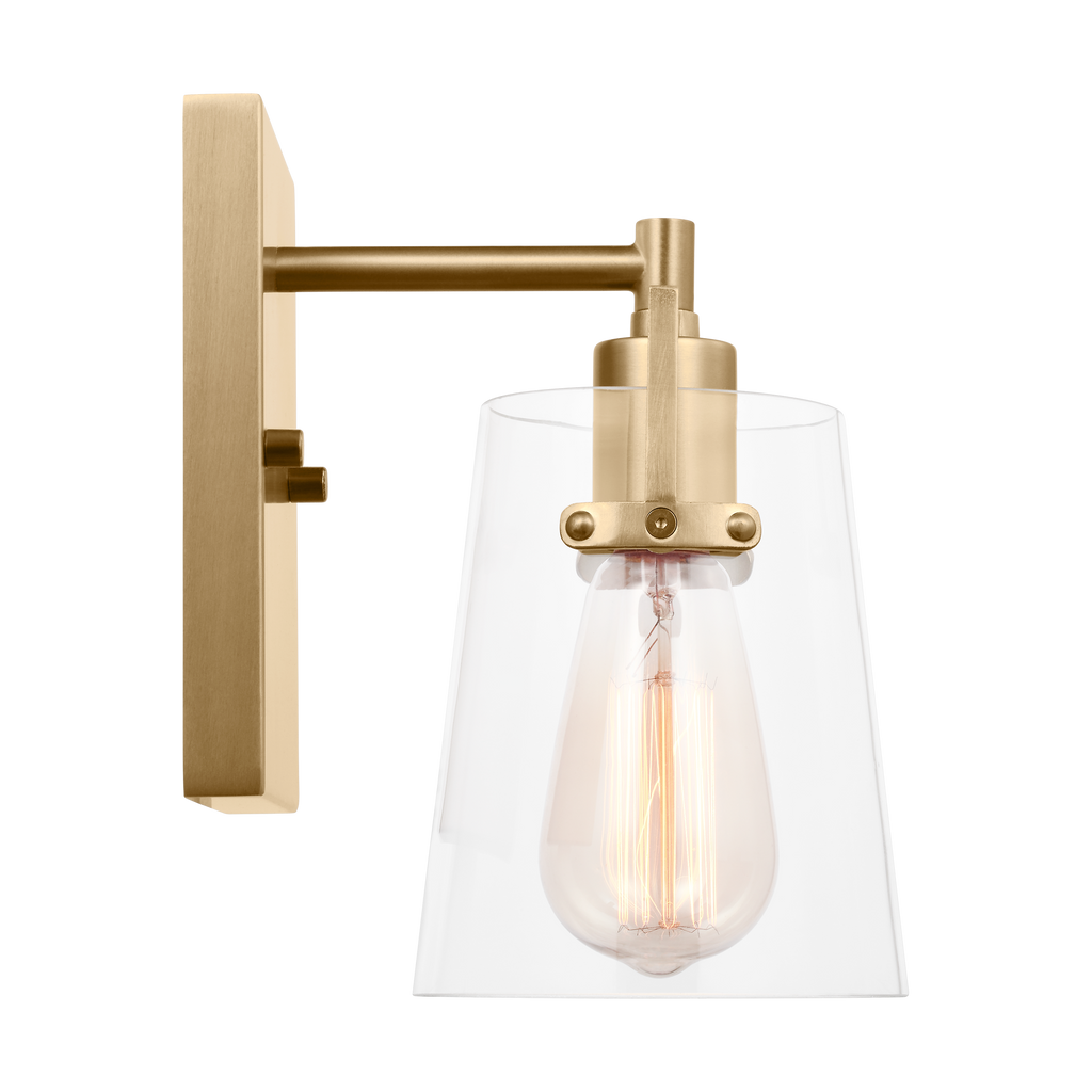 Crofton Small Sconce Satin Brass