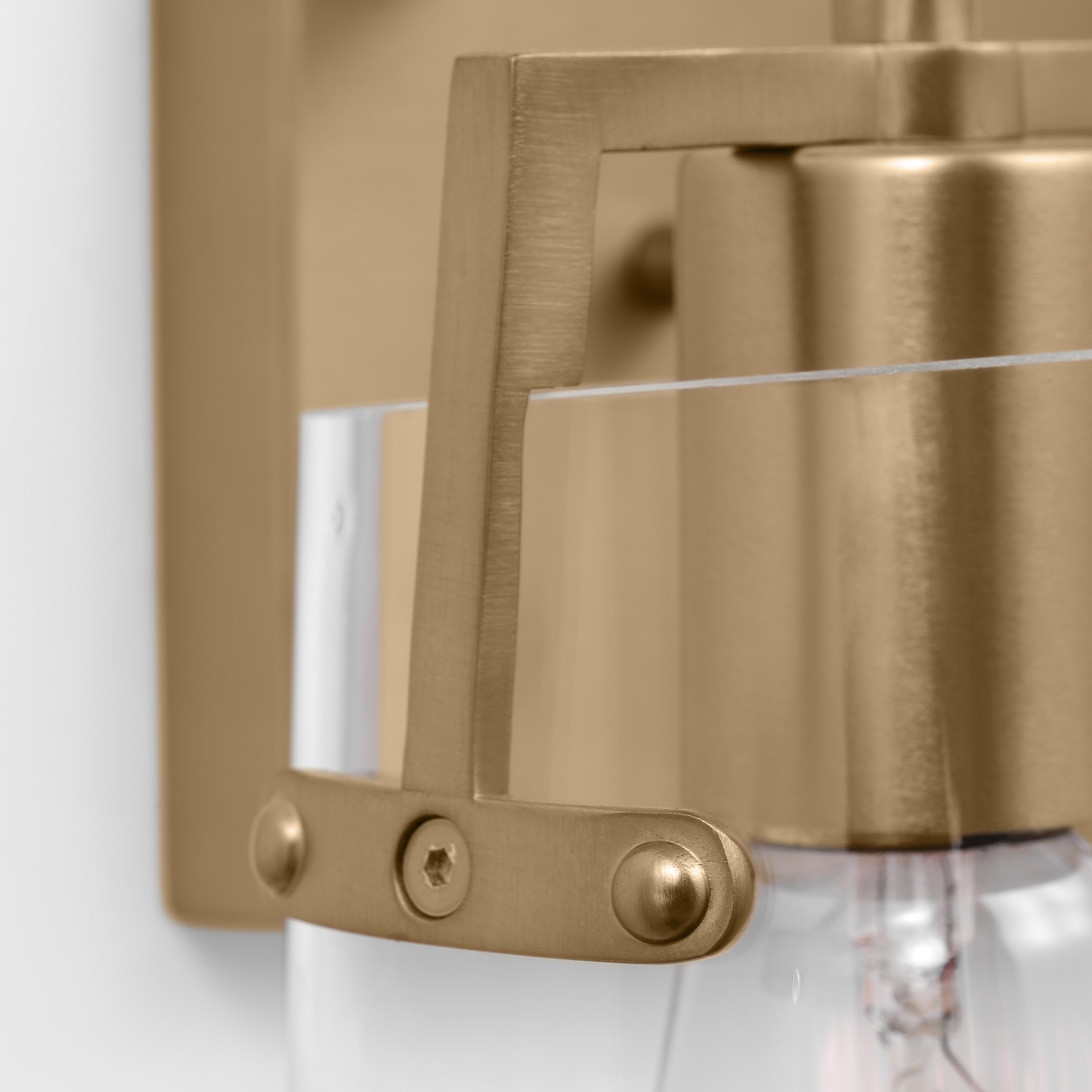 Crofton 2 - Light Vanity Satin Brass