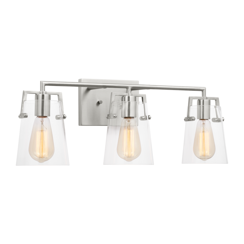 Crofton 3 - Light Vanity Brushed Nickel