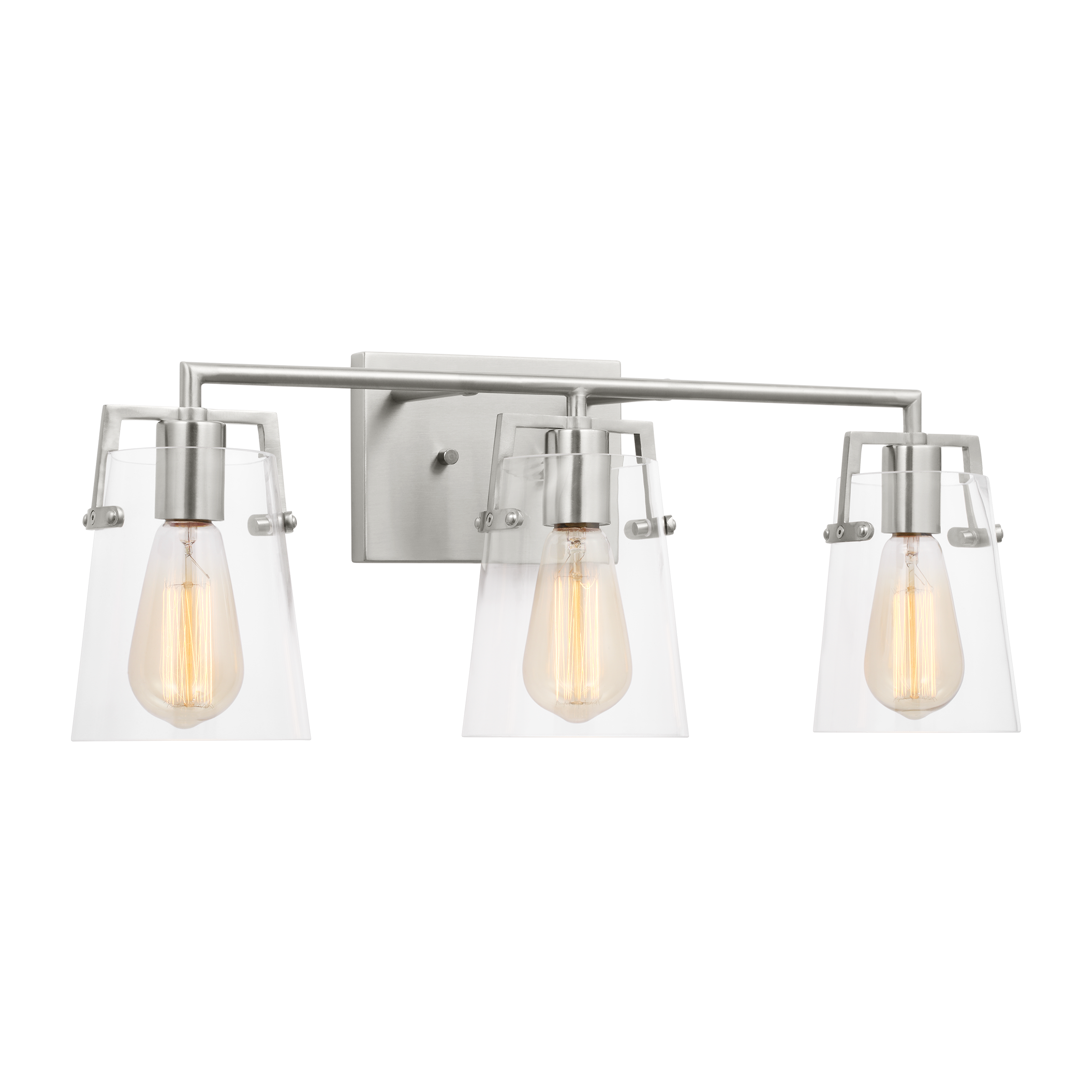 Crofton 3 - Light Vanity Brushed Nickel