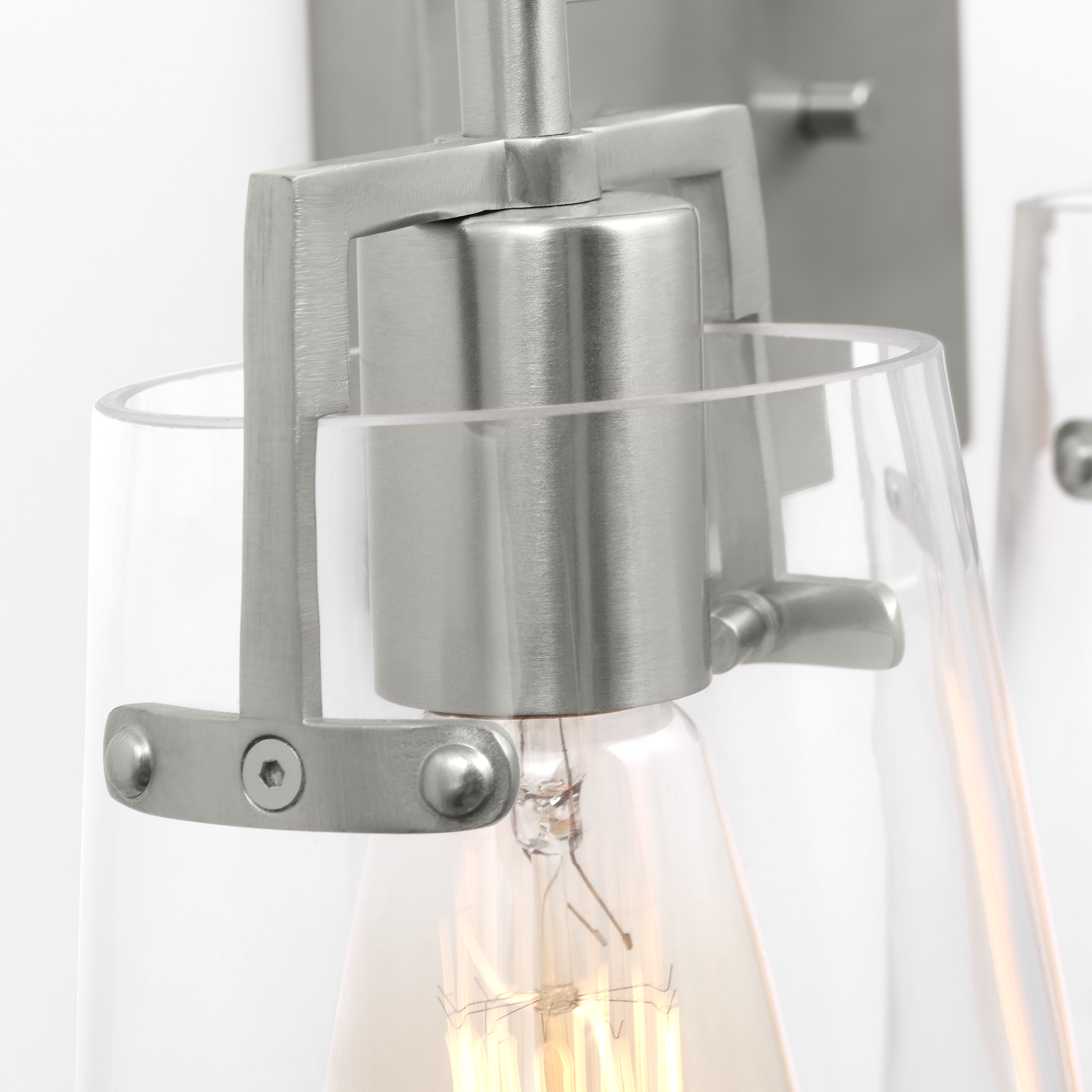 Crofton 3 - Light Vanity Brushed Nickel