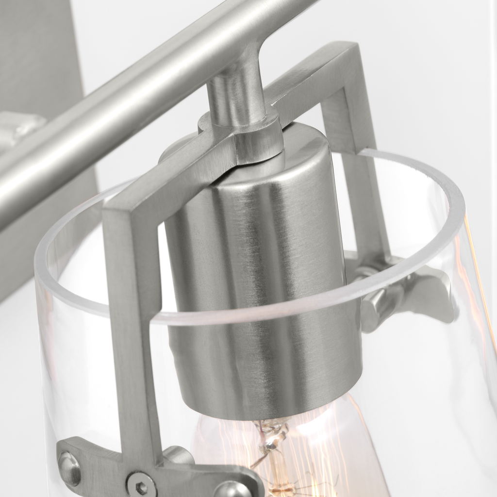 Crofton 3 - Light Vanity Brushed Nickel