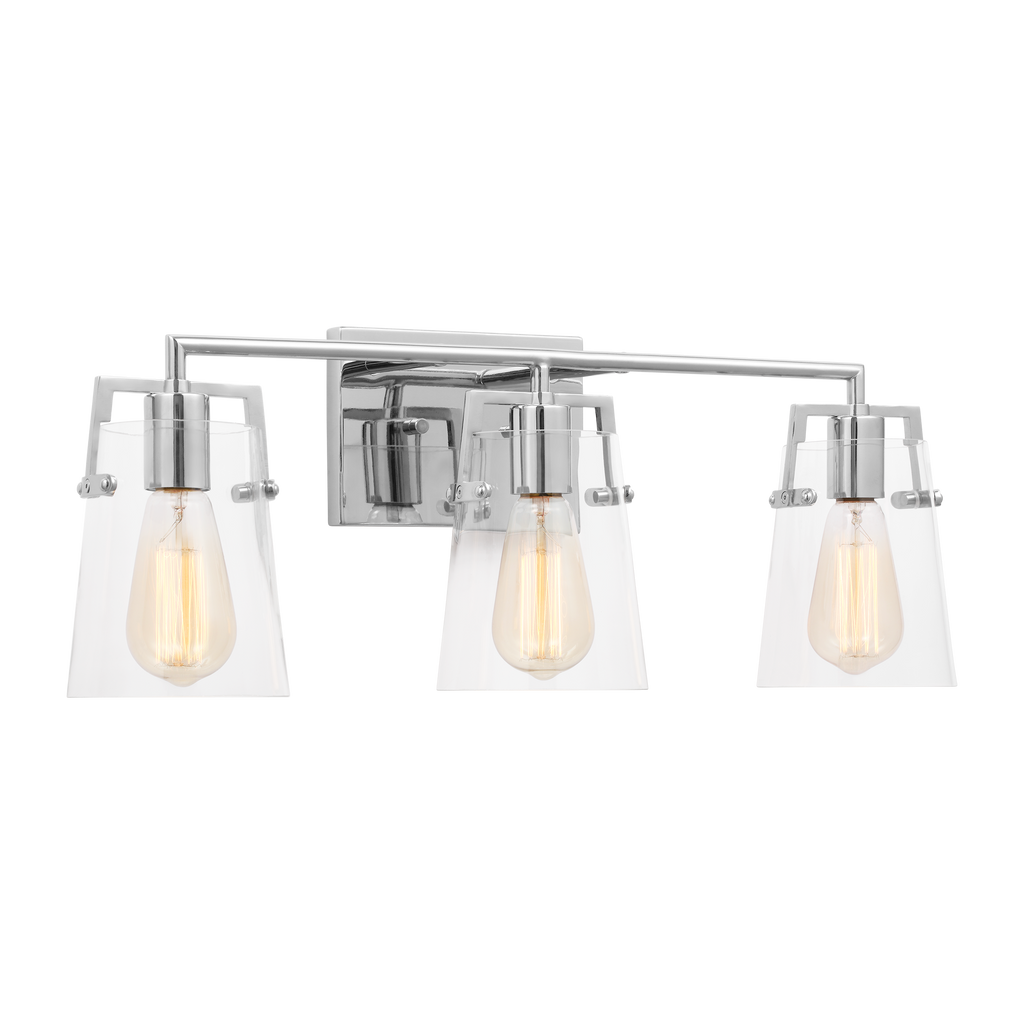 Crofton 3 - Light Vanity Chrome