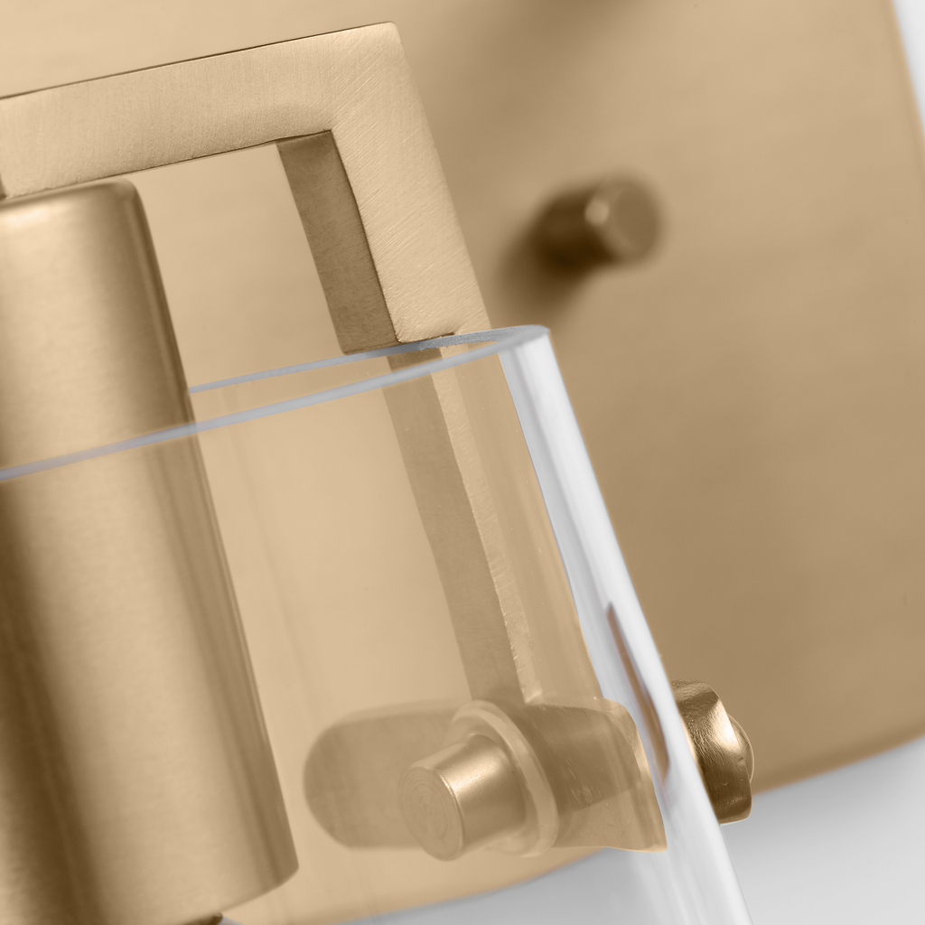 Crofton 4 - Light Vanity Satin Brass