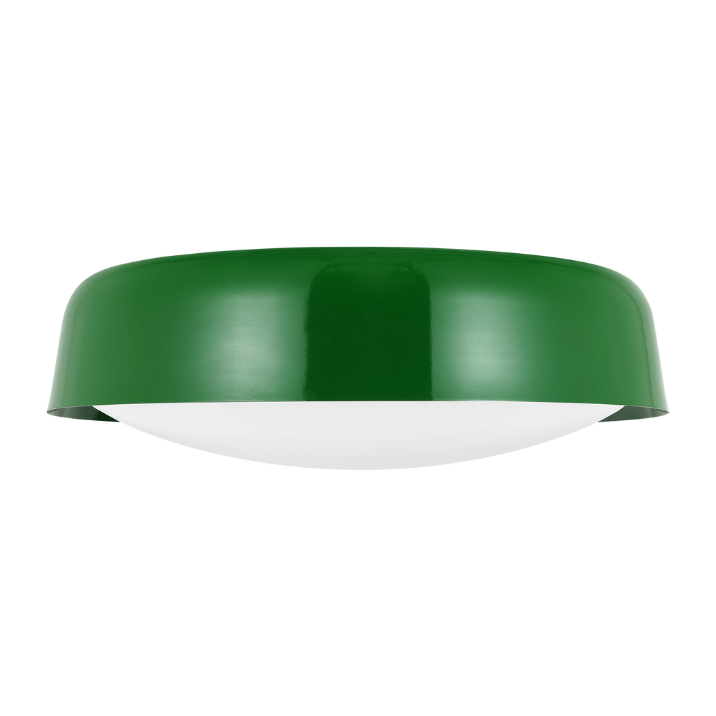 Draper Large Flush Mount Green