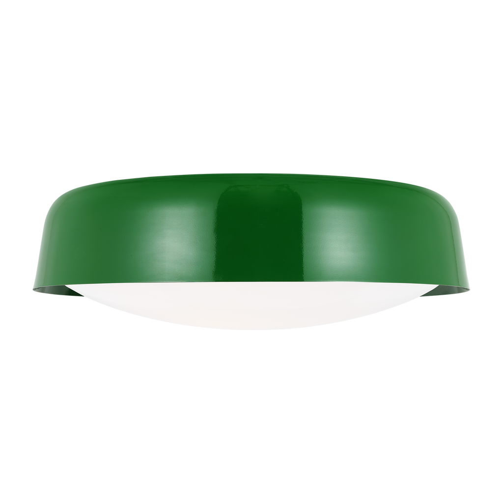Draper Large Flush Mount Green