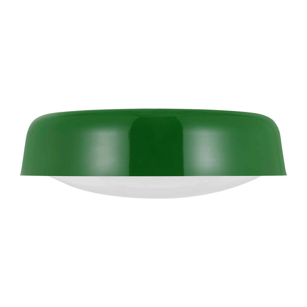 Draper Large Flush Mount Green