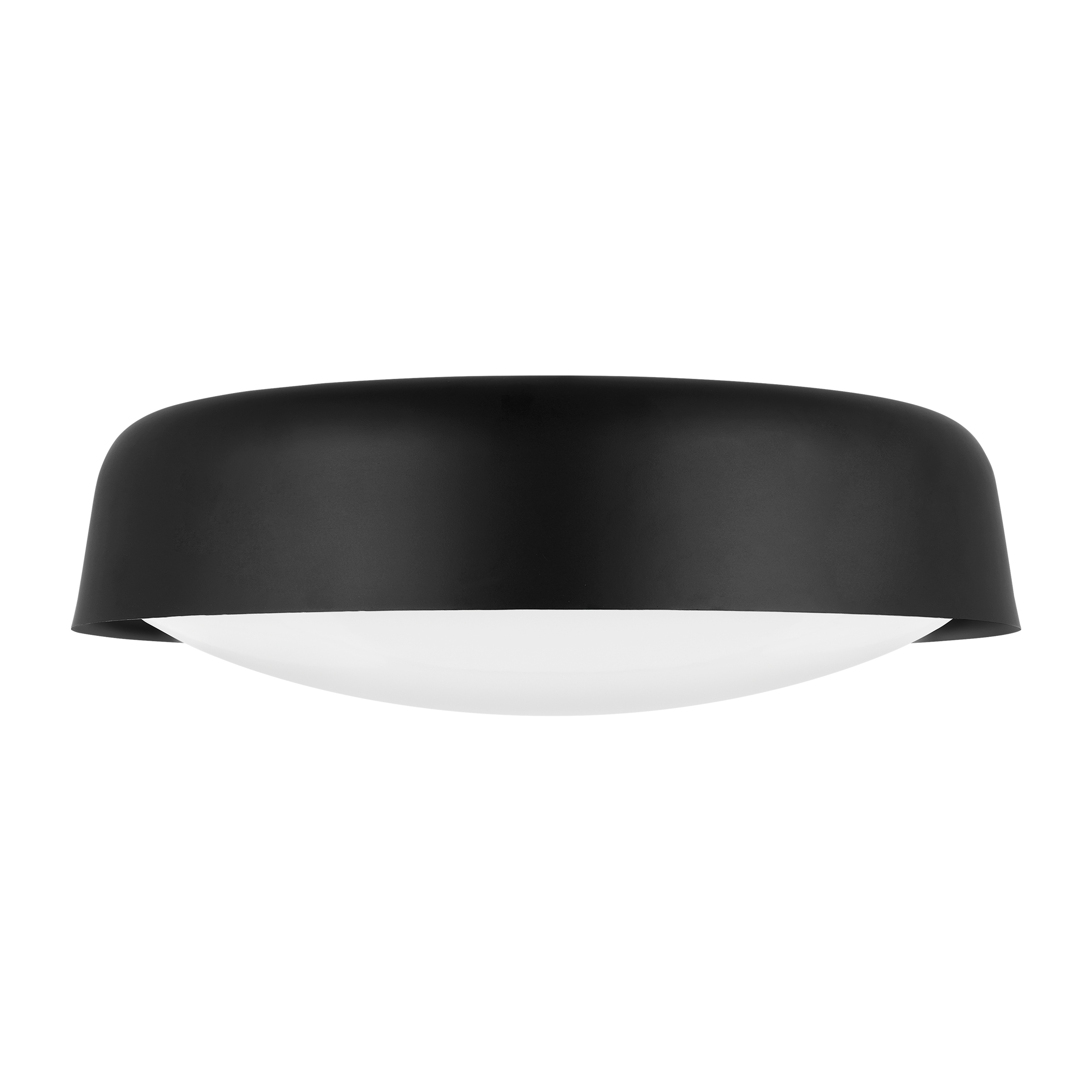 Draper Large Flush Mount Midnight Black