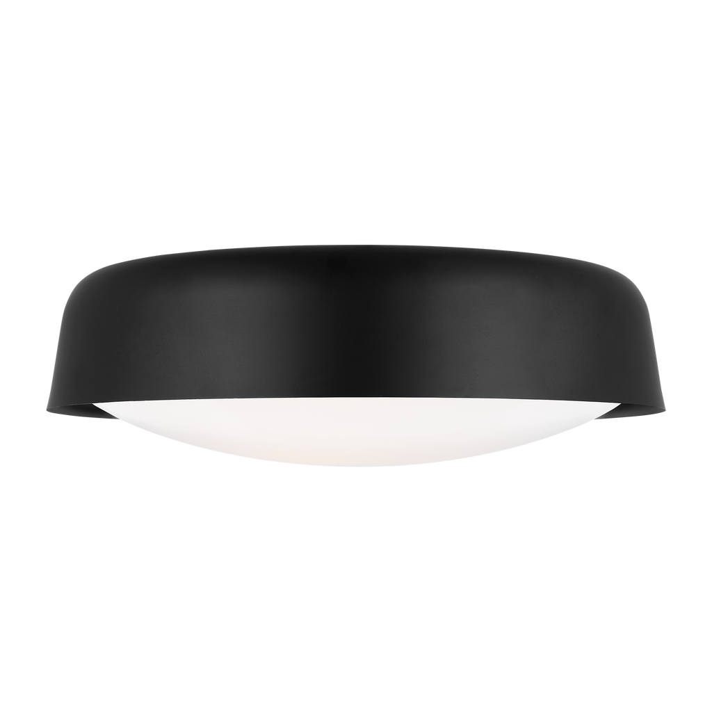 Draper Large Flush Mount Midnight Black