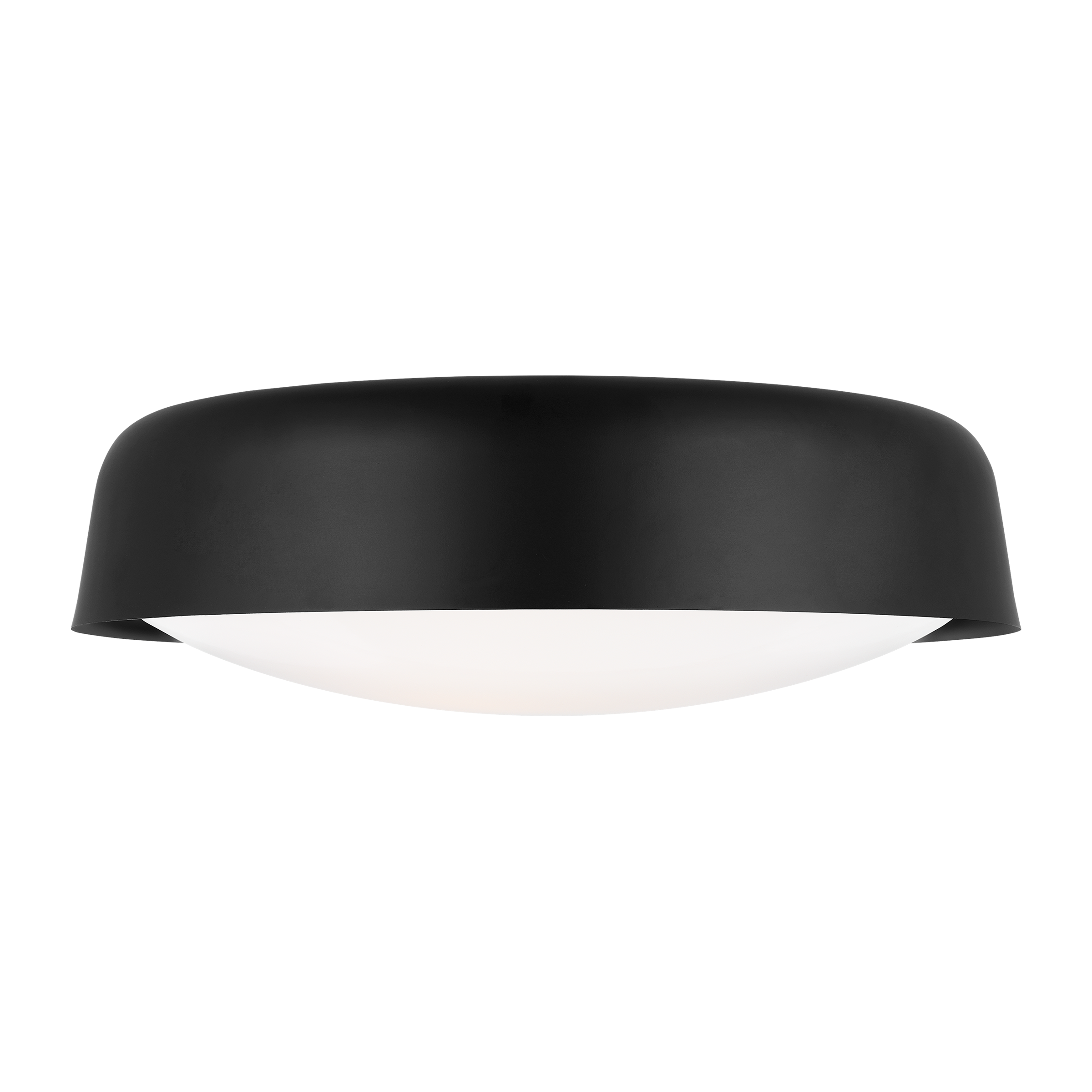 Draper Large Flush Mount Midnight Black