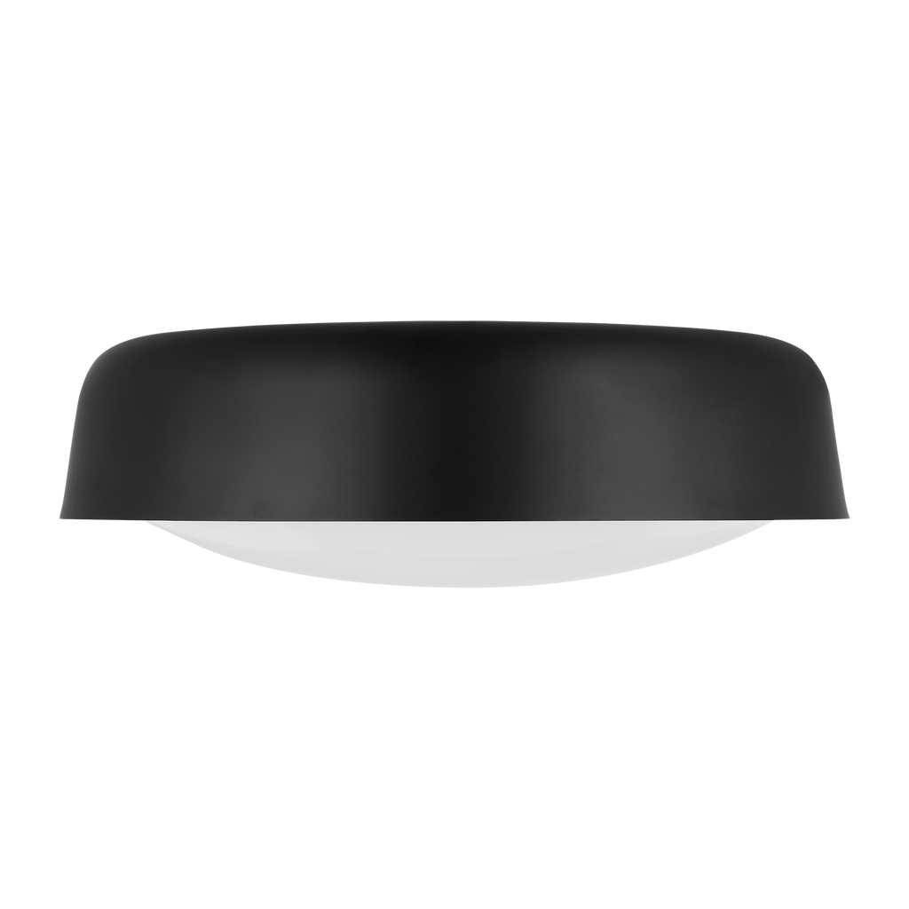 Draper Large Flush Mount Midnight Black