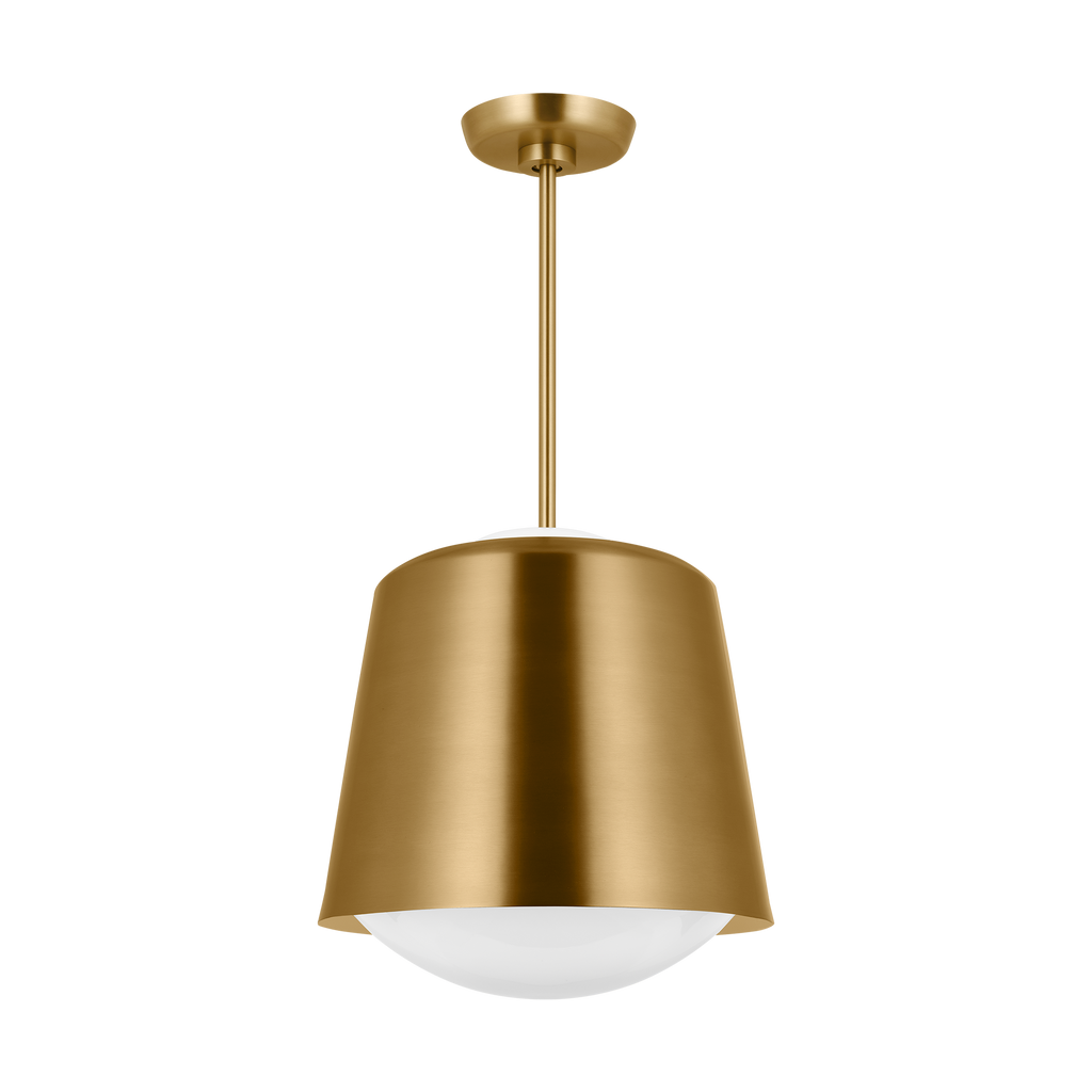 Draper Small Pendant Burnished Brass