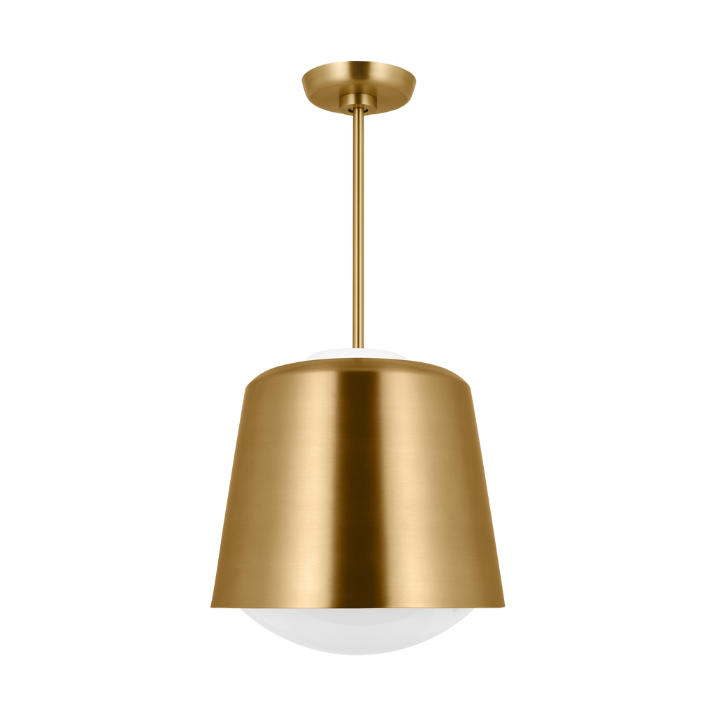 Draper Small Pendant Burnished Brass
