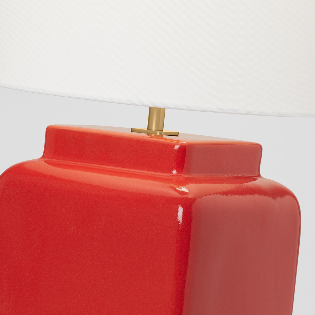 Anderson Medium Table Lamp Lucent Red Bulbs Inc