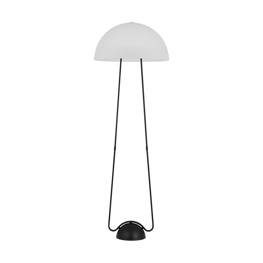 Nido Floor Lamp Midnight Black Bulbs Inc
