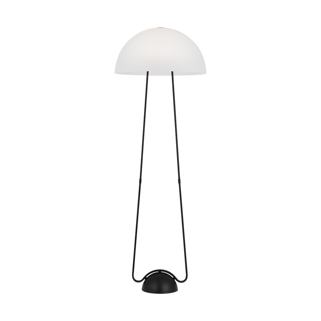 Nido Floor Lamp Midnight Black Bulbs Inc