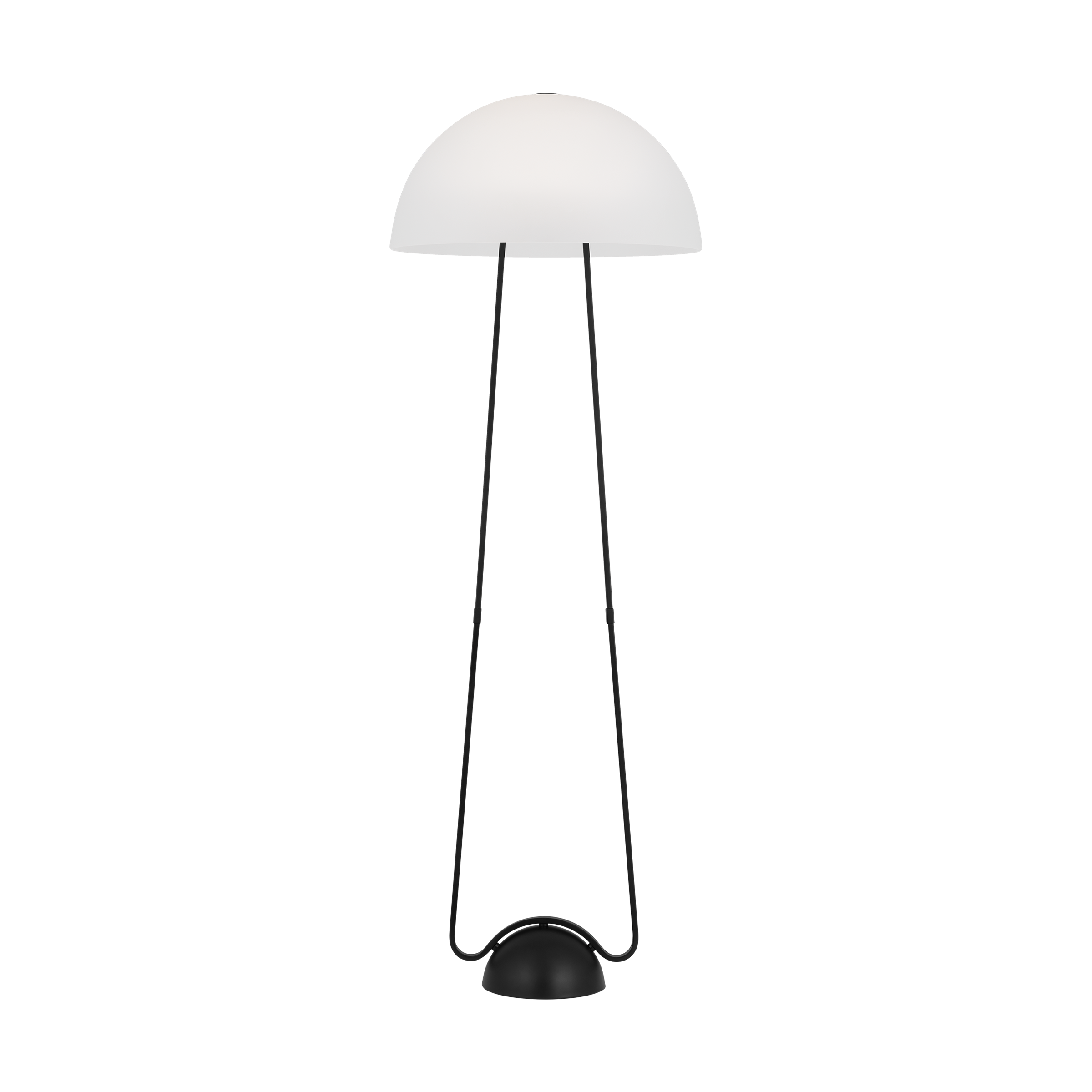 Nido Floor Lamp Midnight Black Bulbs Inc