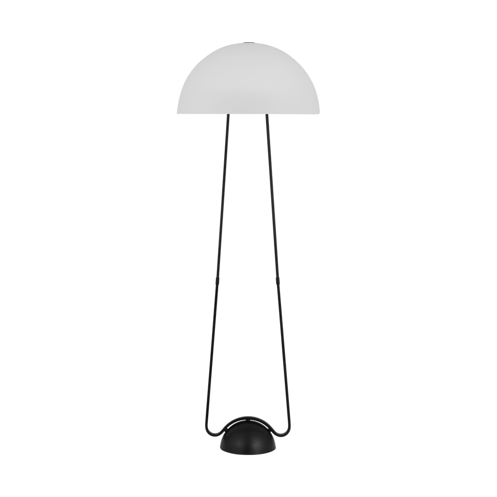 Nido Floor Lamp Midnight Black Bulbs Inc
