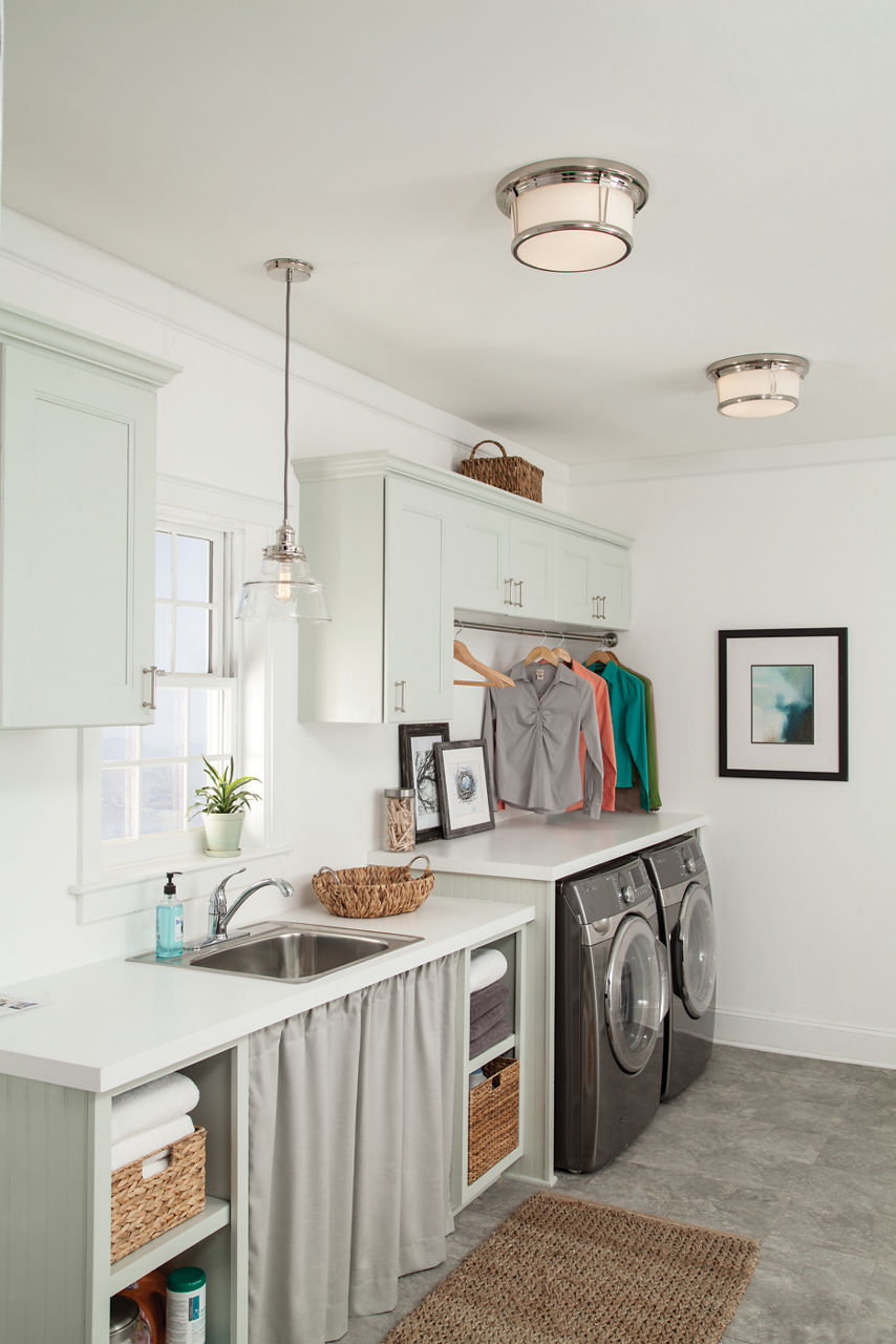 Baskin Chimney Pendant | Polished Nickel