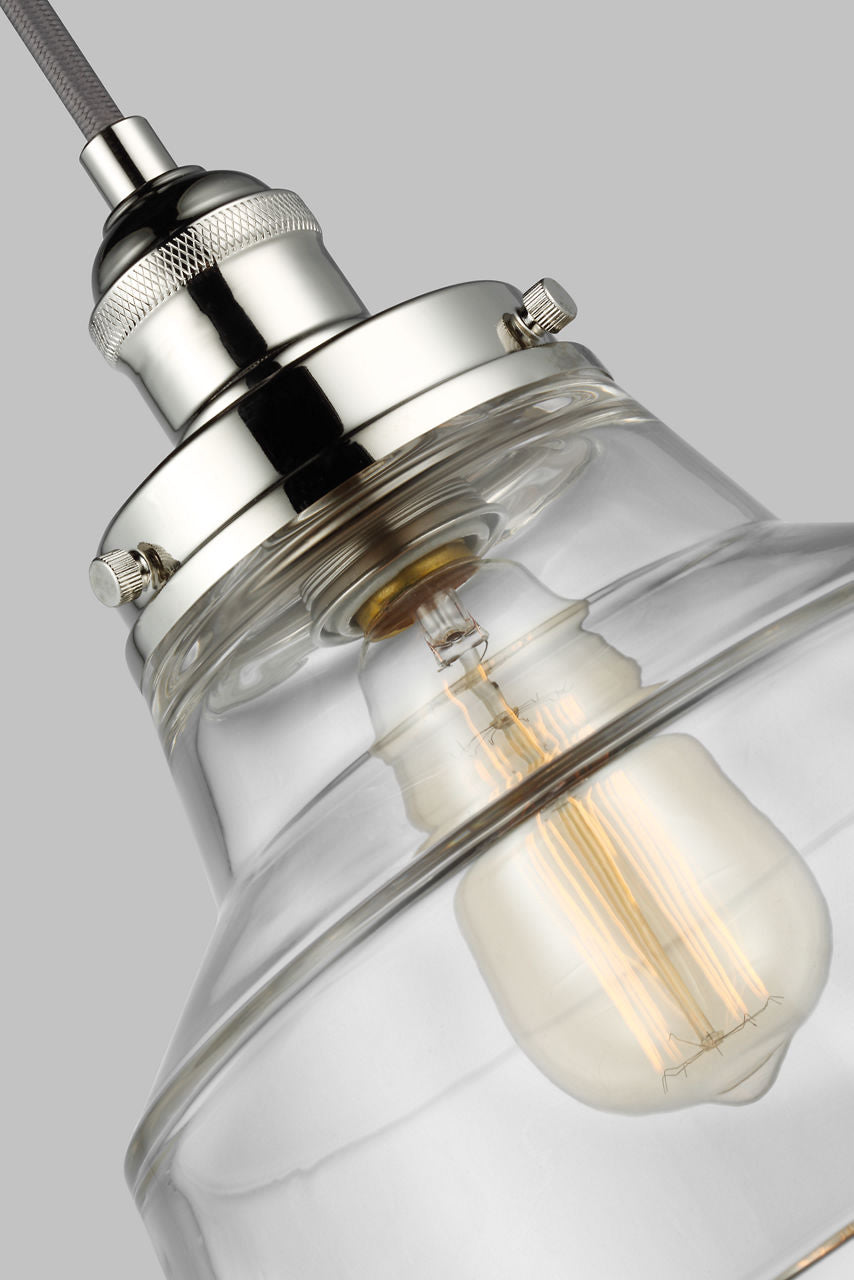 Baskin Chimney Pendant | Polished Nickel