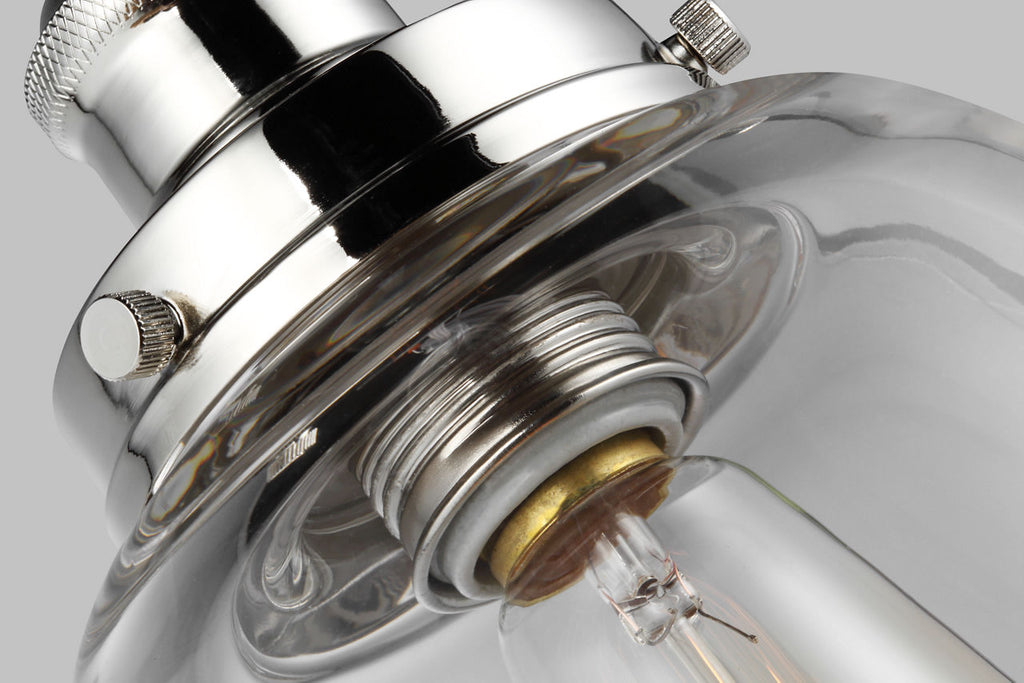 Baskin Dome Pendant | Polished Nickel