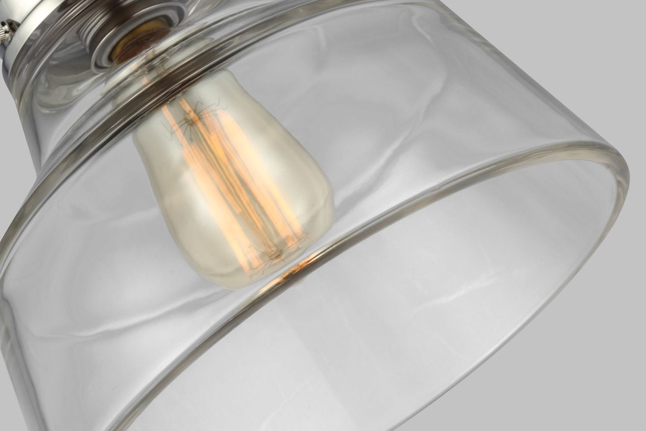 Baskin Chimney Pendant | Polished Nickel