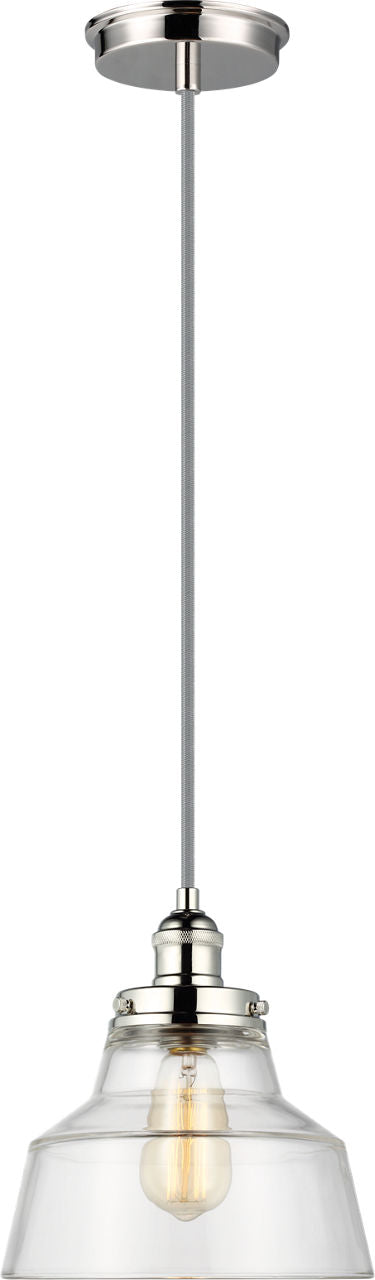 Baskin Chimney Pendant | Polished Nickel