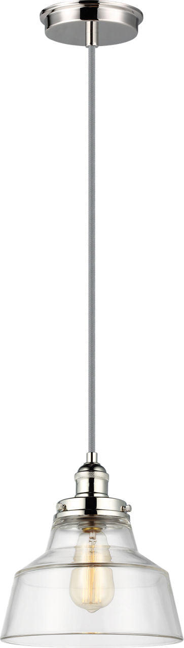 Baskin Chimney Pendant | Polished Nickel