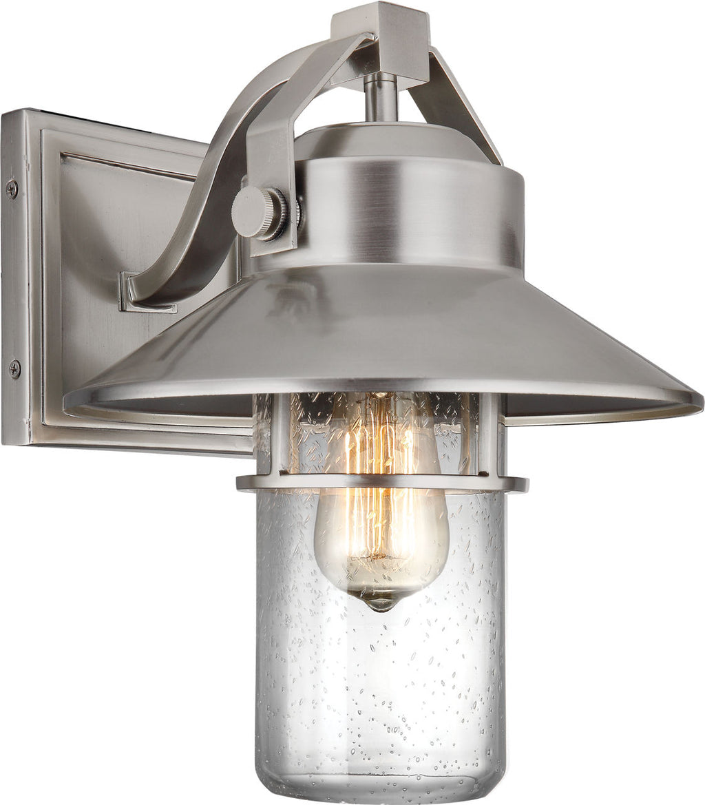 Boynton Medium Lantern Painted Brushed Steel