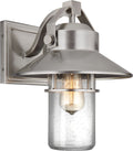 Boynton Medium Lantern Painted Brushed Steel