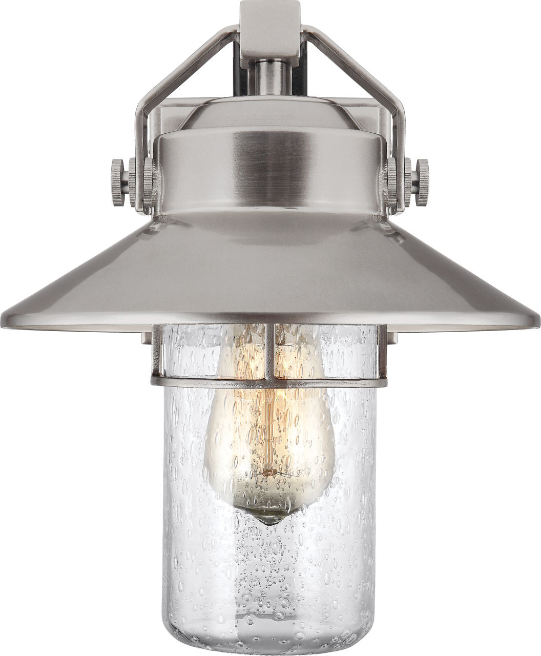 Boynton Small Lantern Painted Brushed Steel