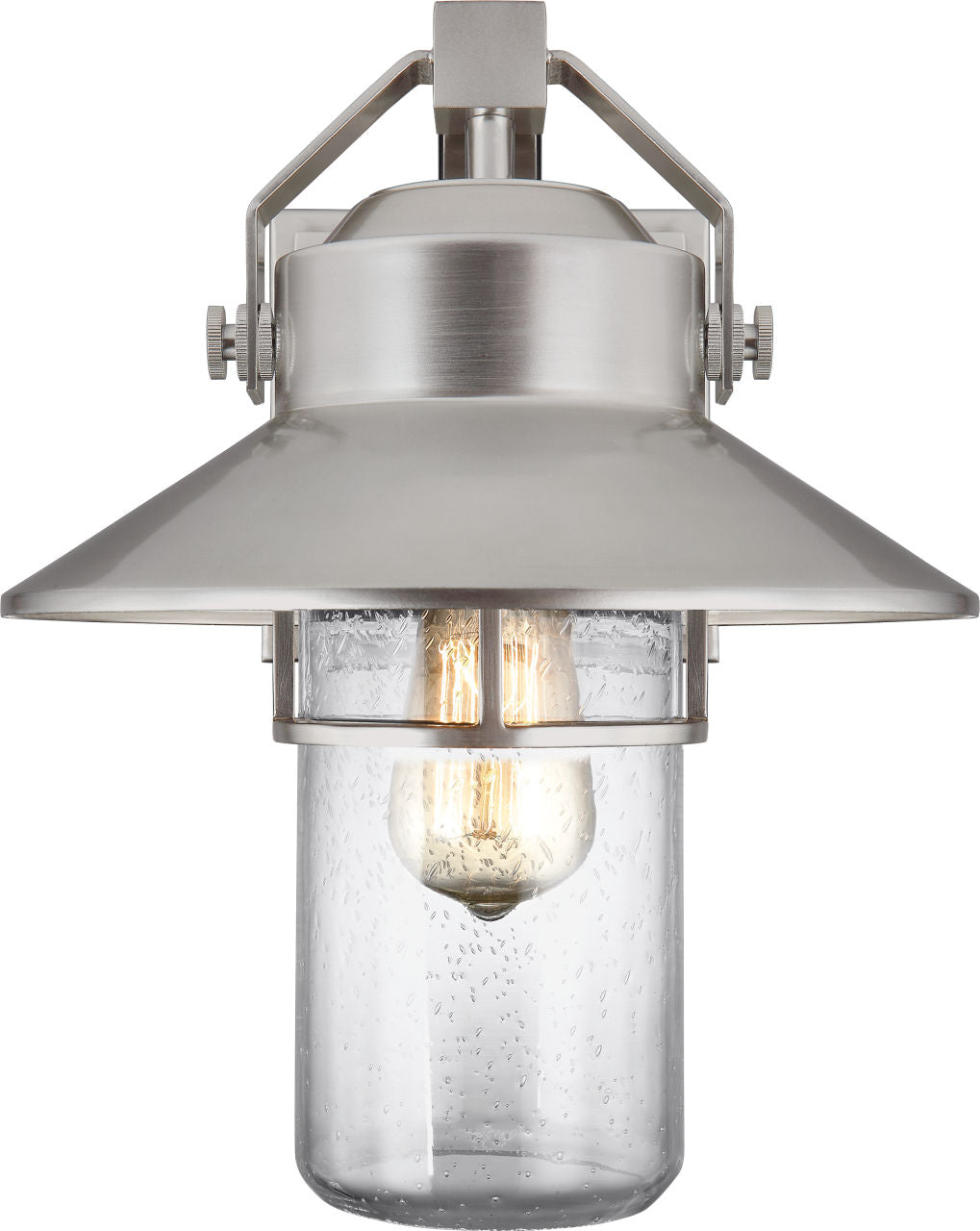 Boynton Medium Lantern Painted Brushed Steel