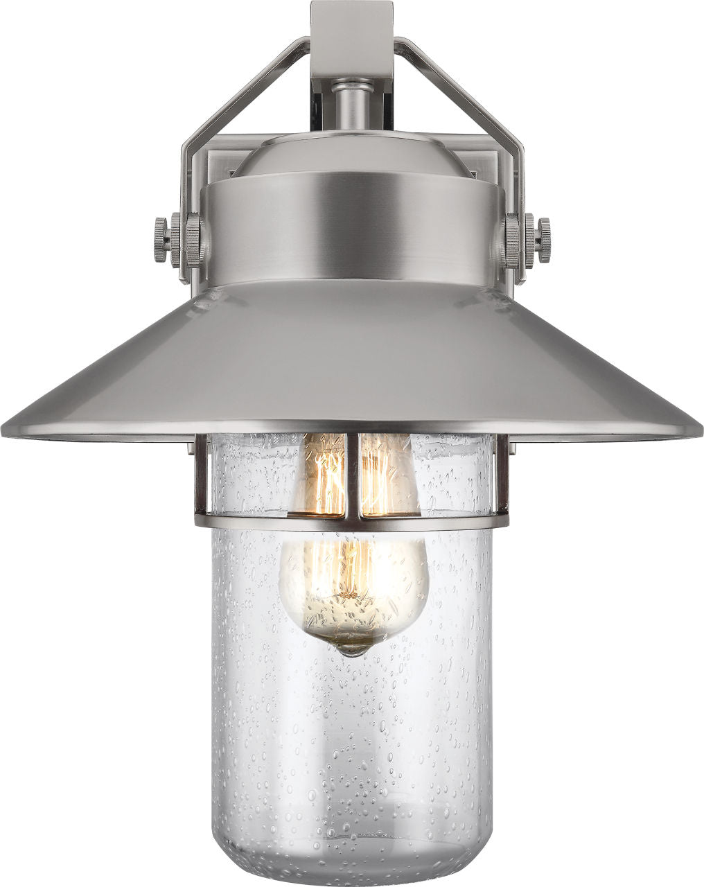 Boynton Large Lantern Painted Brushed Steel