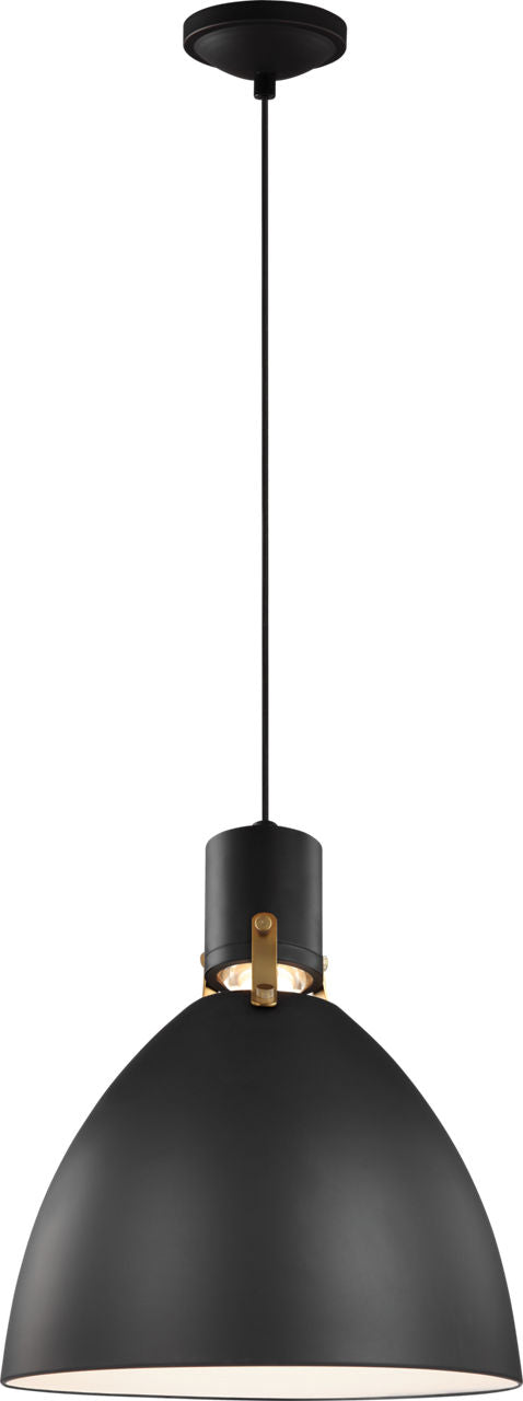 Brynne Small LED Pendant Matte Black Bulbs Included