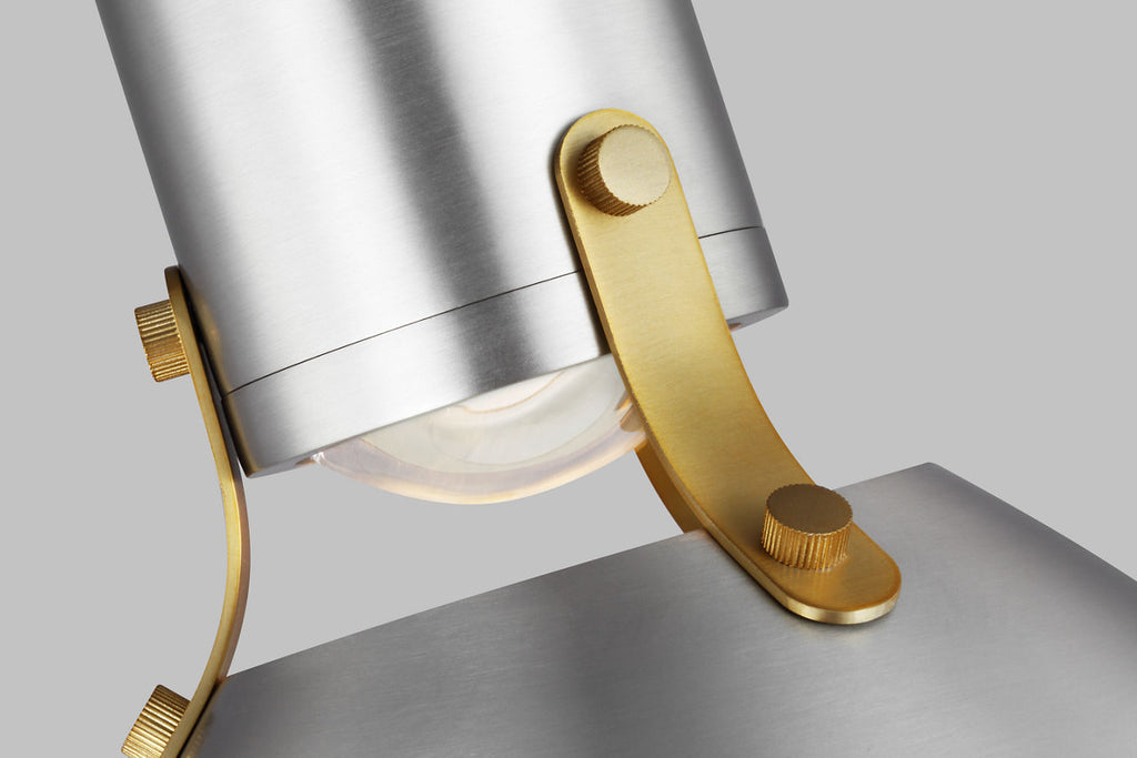 Brynne Small LED Pendant Satin Nickel Bulbs Included