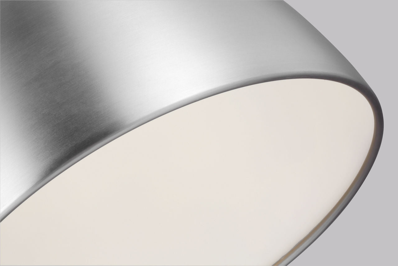 Brynne Small LED Pendant Satin Nickel Bulbs Included