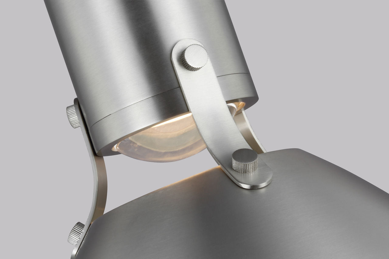 Brynne Small LED Pendant Satin Nickel Bulbs Included