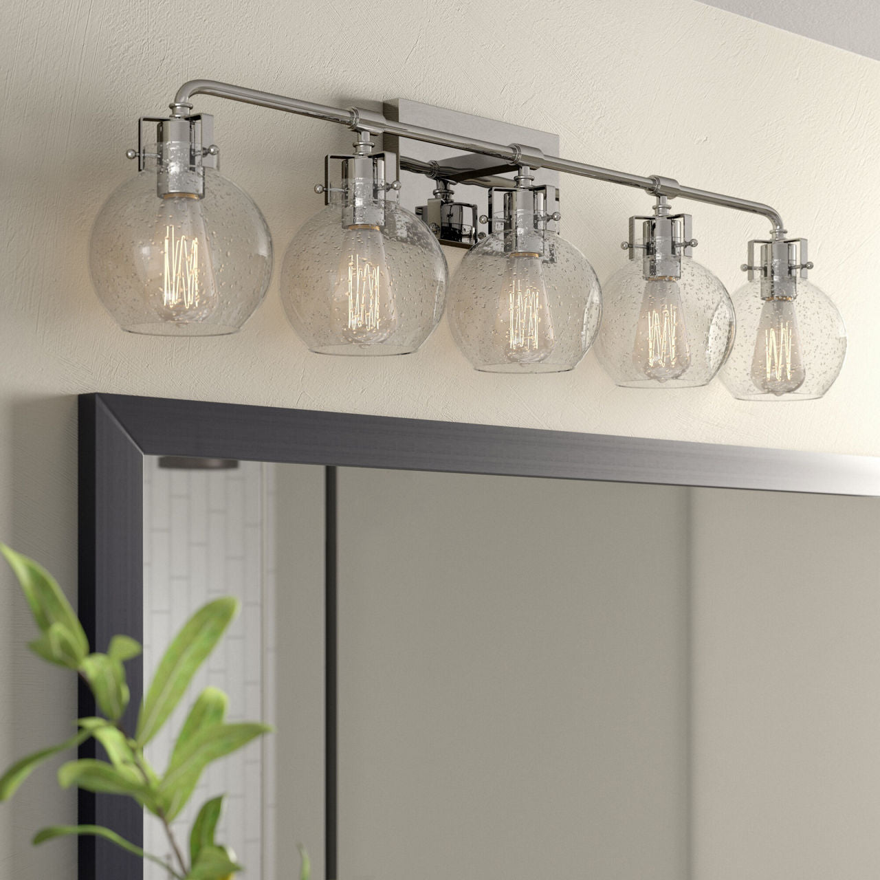 Clara 5 - Light Vanity | Chrome