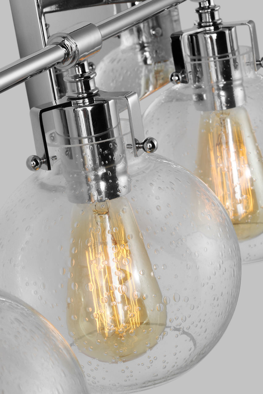 Clara 5 - Light Vanity | Chrome