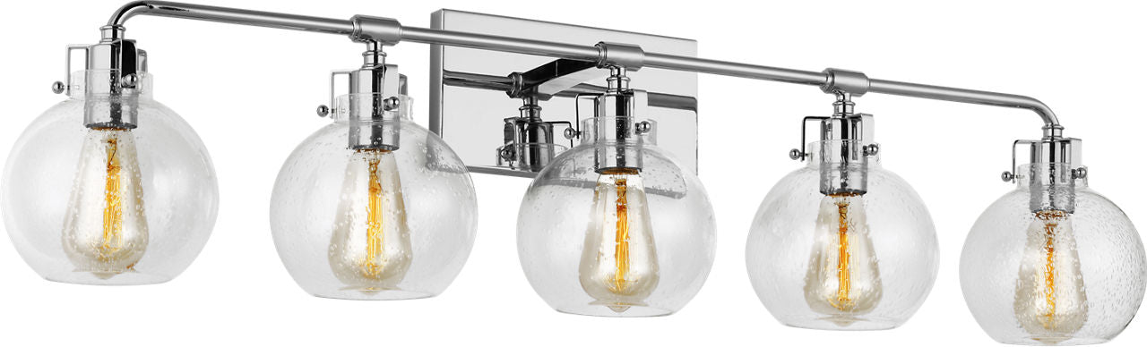 Clara 5 - Light Vanity | Chrome
