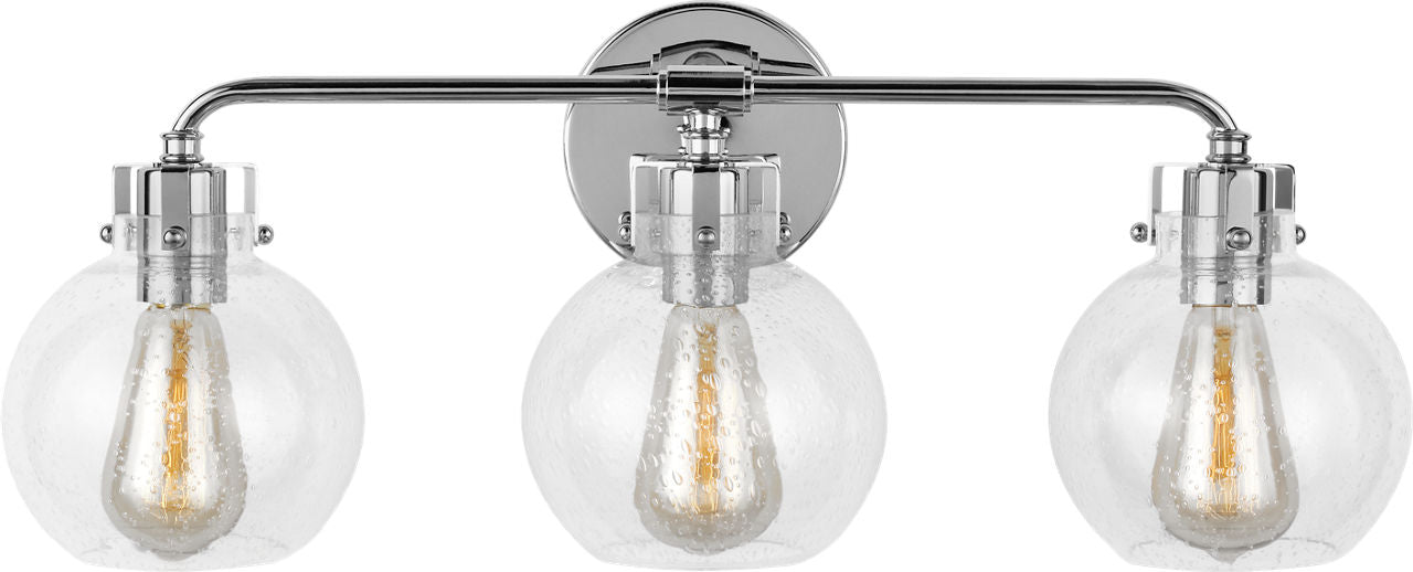 Clara 3 - Light Vanity | Chrome