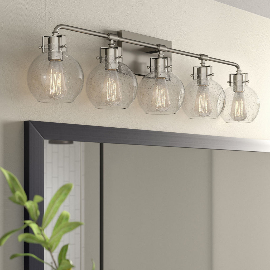 Clara 5 - Light Vanity | Satin Nickel