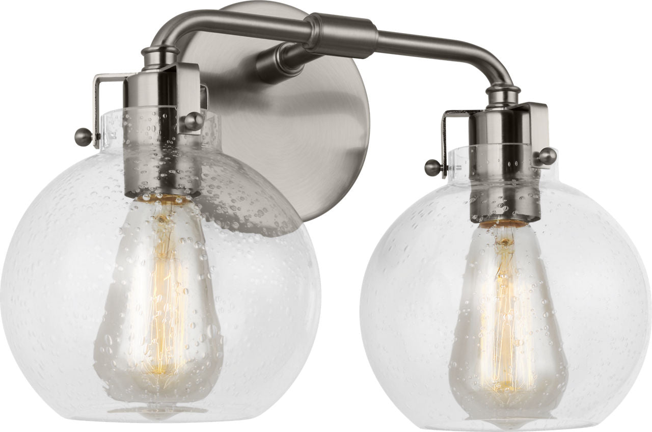 Clara 2 - Light Vanity | Satin Nickel