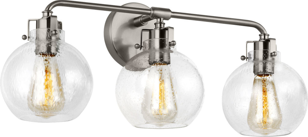 Clara 3 - Light Vanity | Satin Nickel