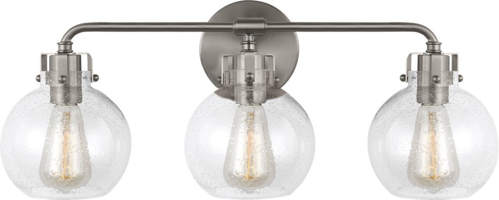 Clara 3 - Light Vanity | Satin Nickel