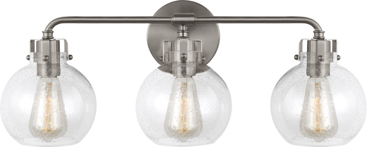 Clara 3 - Light Vanity | Satin Nickel
