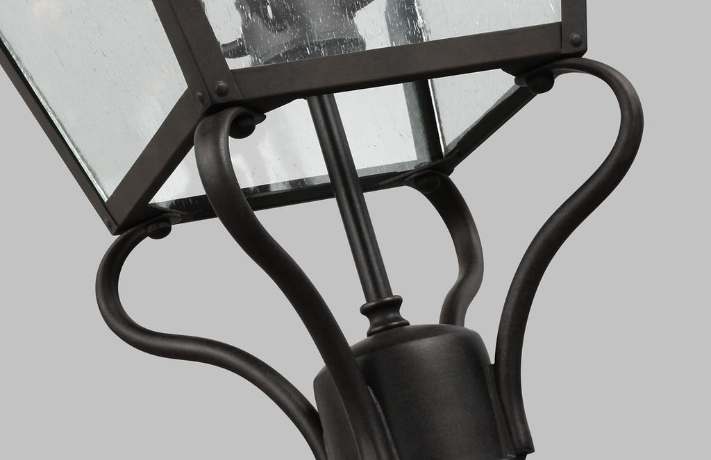 Galena Large Post Lantern Sable