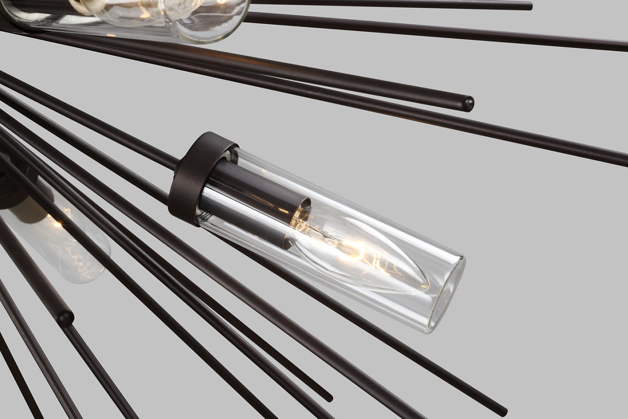 Hilo Large Outdoor Chandelier Oil Rubbed Bronze