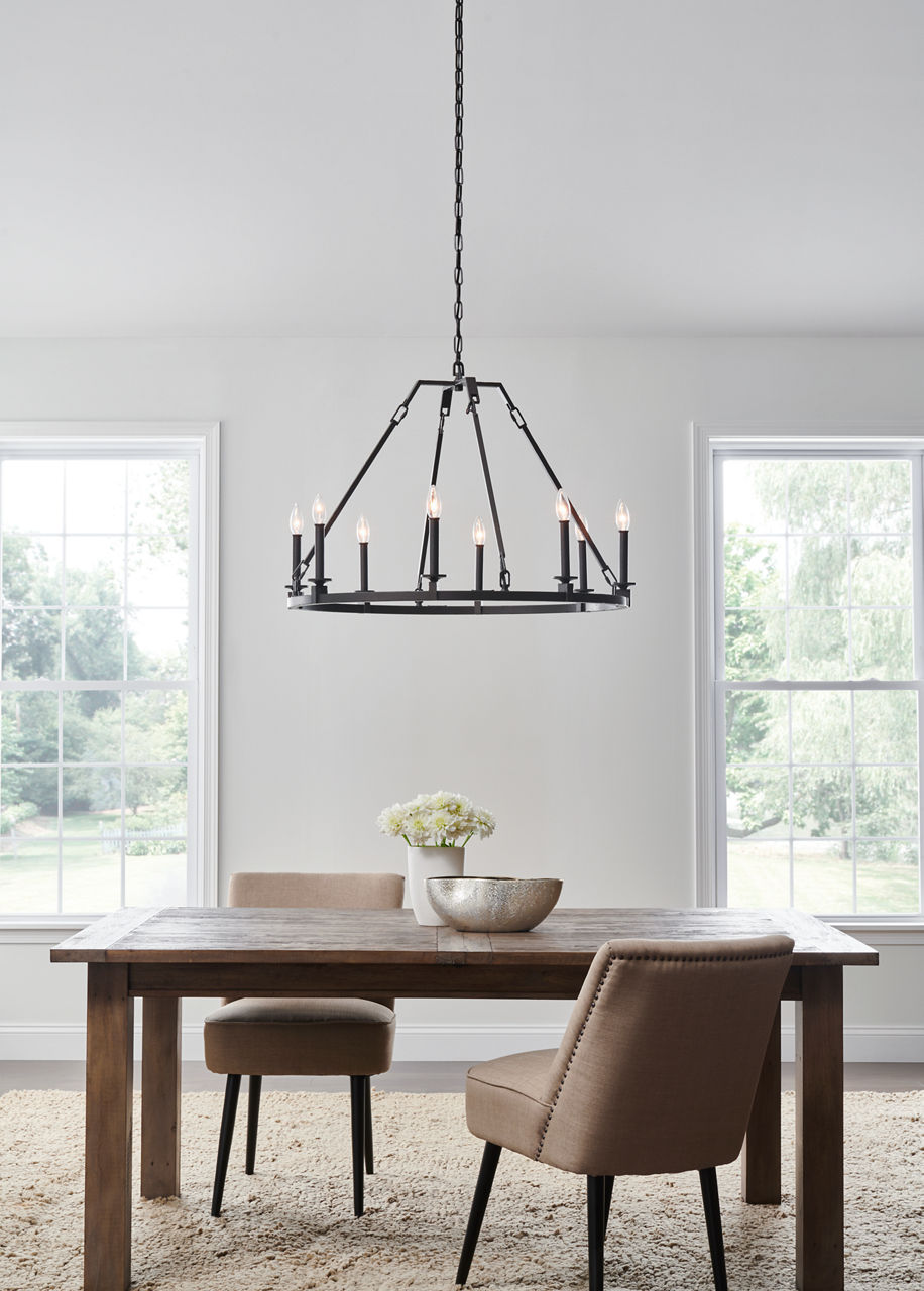 Landen Medium Chandelier Smith Steel